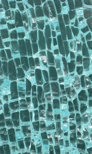 Preview wallpaper glass, cranny, shards, broken, blue, texture