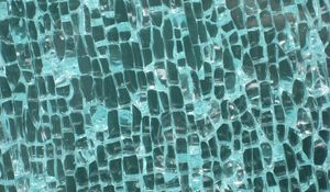 Preview wallpaper glass, cranny, shards, broken, blue, texture