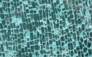 Preview wallpaper glass, cranny, shards, broken, blue, texture