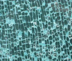 Preview wallpaper glass, cranny, shards, broken, blue, texture