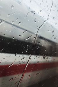 Preview wallpaper glass, drops, blur, rain
