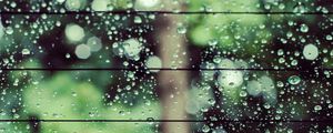 Preview wallpaper glass, drops, bokeh, blur, wet