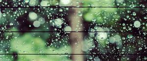 Preview wallpaper glass, drops, bokeh, blur, wet