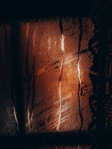 Preview wallpaper glass, drops, dark, wet