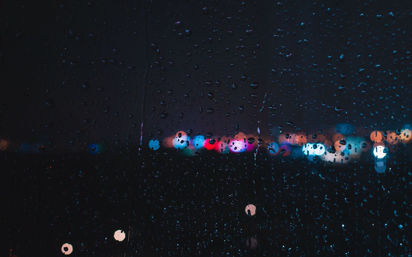 1440x900 Wallpaper glass, drops, macro, moisture, rain, surface