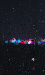 Preview wallpaper glass, drops, macro, moisture, rain, surface