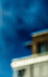 Preview wallpaper glass, drops, macro, wet, transparent