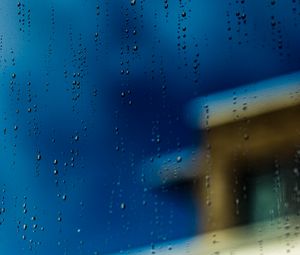 Preview wallpaper glass, drops, macro, wet, transparent