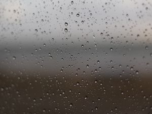 Preview wallpaper glass, drops, macro, wet, gray
