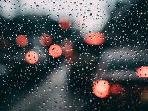 Preview wallpaper glass, drops, macro, surface, wet