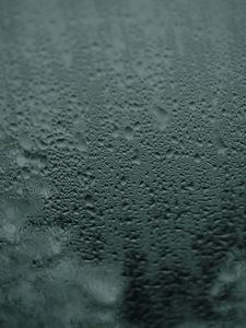 Preview wallpaper glass, drops, macro, wet, gray, surface