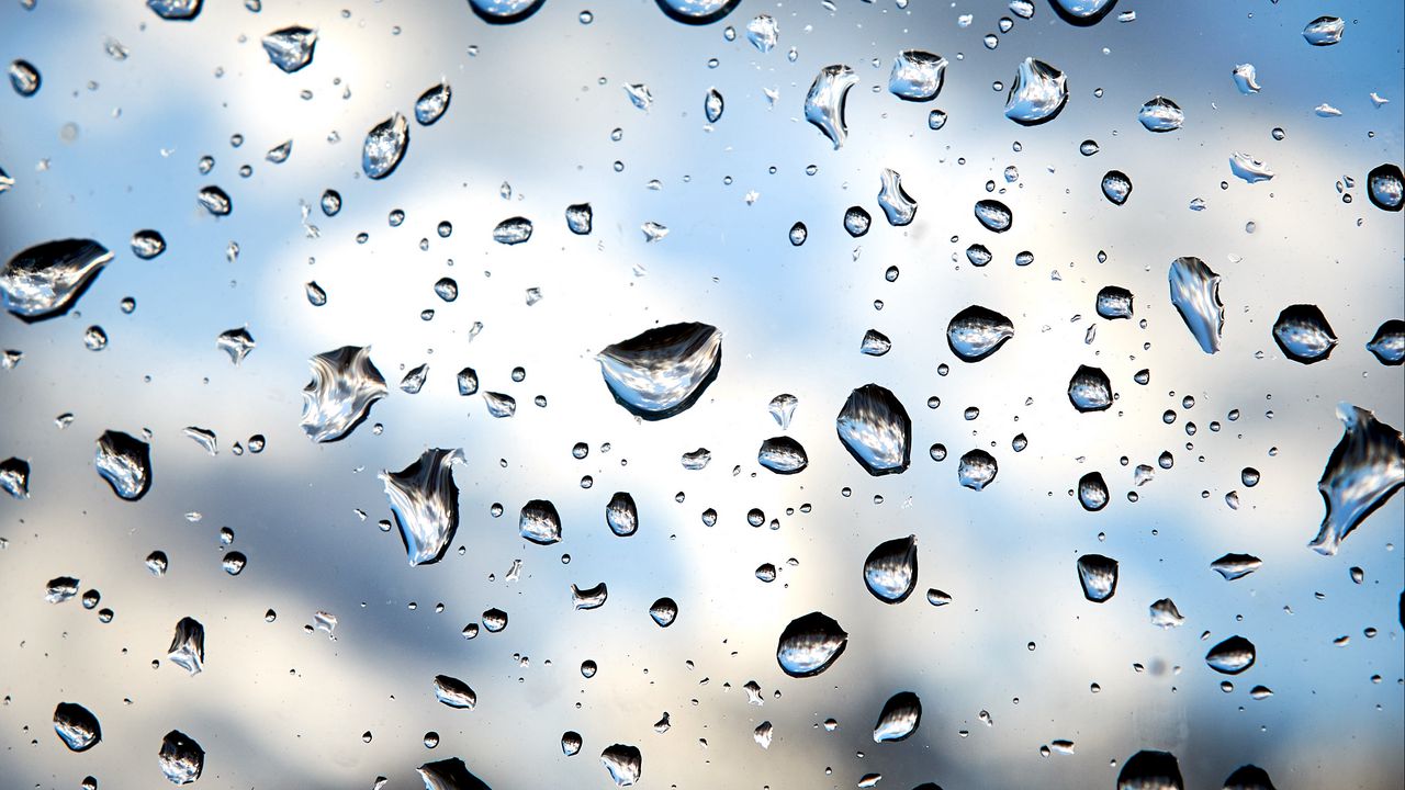 Wallpaper glass, drops, macro, wet