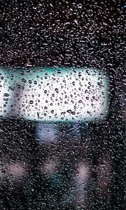 Preview wallpaper glass, drops, rain, moisture, surface, wet