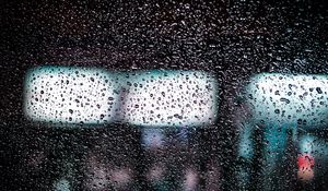 Preview wallpaper glass, drops, rain, moisture, surface, wet