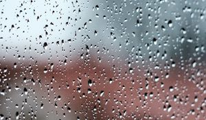Preview wallpaper glass, drops, rain, macro, blur