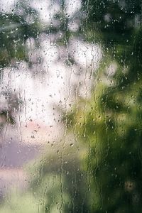 Preview wallpaper glass, drops, rain, macro