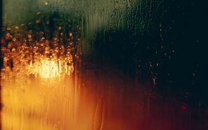 Preview wallpaper glass, drops, rain, macro, glare