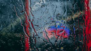 Preview wallpaper glass, drops, rain, water, macro