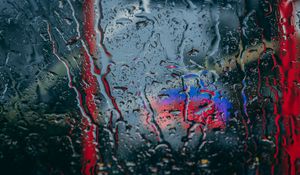 Preview wallpaper glass, drops, rain, water, macro