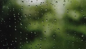 Preview wallpaper glass, drops, rain, wet, surface, macro