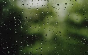 Preview wallpaper glass, drops, rain, wet, surface, macro