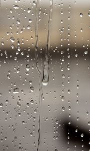 Preview wallpaper glass, drops, rain, macro, wet, transparent