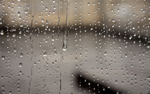 Preview wallpaper glass, drops, rain, macro, wet, transparent