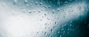 Preview wallpaper glass, drops, rain, surface, macro