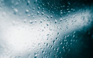 Preview wallpaper glass, drops, rain, surface, macro