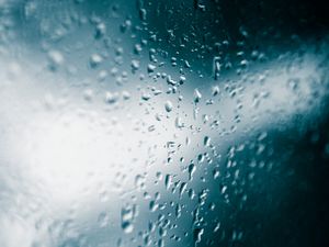 Preview wallpaper glass, drops, rain, surface, macro