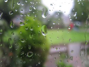 Preview wallpaper glass, drops, rain, macro, transparent