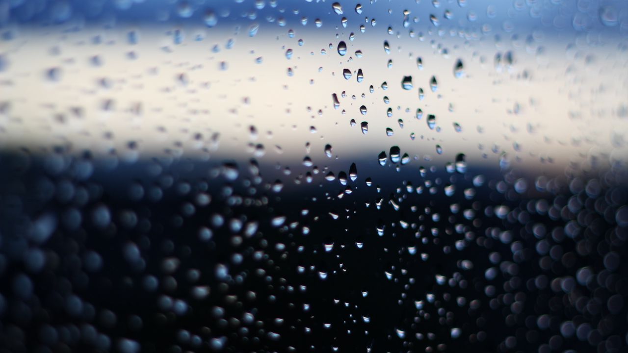 Wallpaper glass, drops, rain, wet, macro