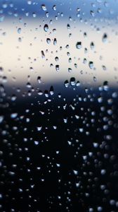 Preview wallpaper glass, drops, rain, wet, macro