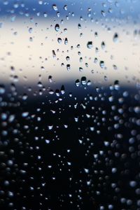 Preview wallpaper glass, drops, rain, wet, macro