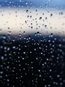 Preview wallpaper glass, drops, rain, wet, macro