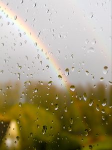 Download wallpaper 240x320 glass, drops, rain, macro, blur, lights old  mobile, cell phone, smartphone hd background