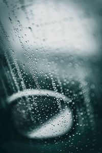 Preview wallpaper glass, drops, rain, blur, macro, mirror