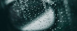 Preview wallpaper glass, drops, rain, blur, macro, mirror