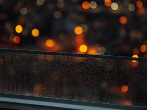 Preview wallpaper glass, drops, spray, blur, glare