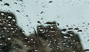 Preview wallpaper glass, drops, stains, rain