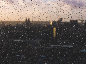 Preview wallpaper glass, drops, surface