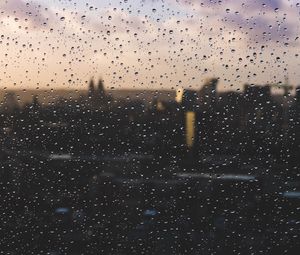 Preview wallpaper glass, drops, surface