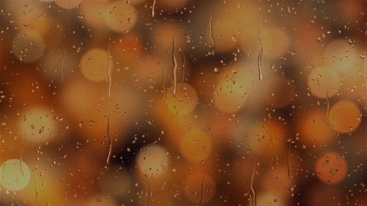 Wallpaper glass, drops, surface, glare