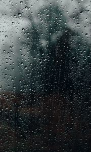 Preview wallpaper glass, drops, surface, rain