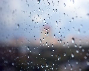 Preview wallpaper glass, drops, water, rain, macro