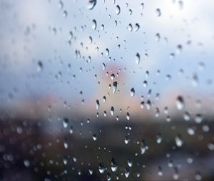 Preview wallpaper glass, drops, water, rain, macro