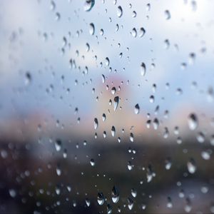 Preview wallpaper glass, drops, water, rain, macro