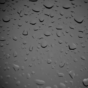 Preview wallpaper glass, drops, wet, macro, black and white