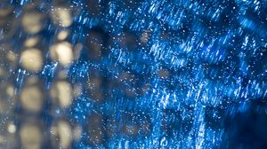 Preview wallpaper glass, glare, macro, blur, blue