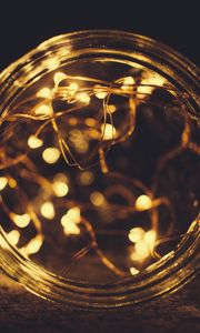 Preview wallpaper glass, light, lighting